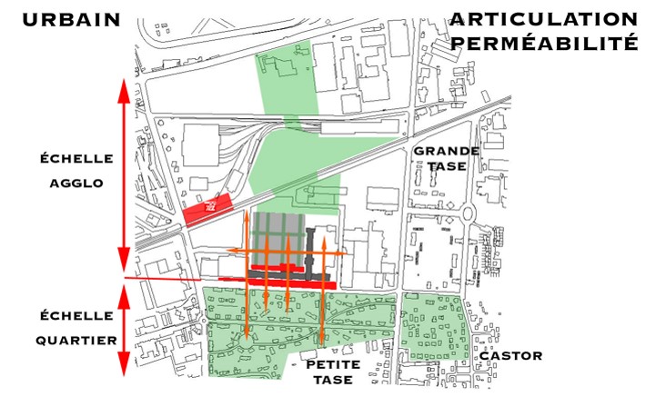 Montrer le plan de la réhabilitation de l'usine TASE